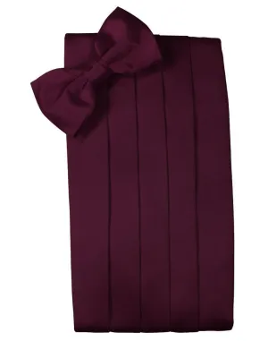 Wine Luxury Kids Satin Cummerbund