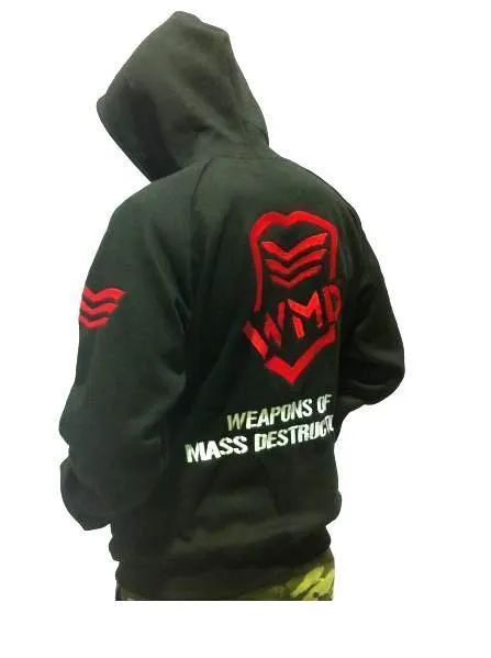 WMD FIGHT GEAR HOODIE | STREET GYM WEAR JUMPER JACKET MMA CLOTHING UFC