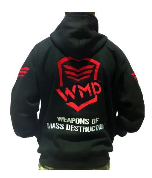 WMD FIGHT GEAR HOODIE | STREET GYM WEAR JUMPER JACKET MMA CLOTHING UFC