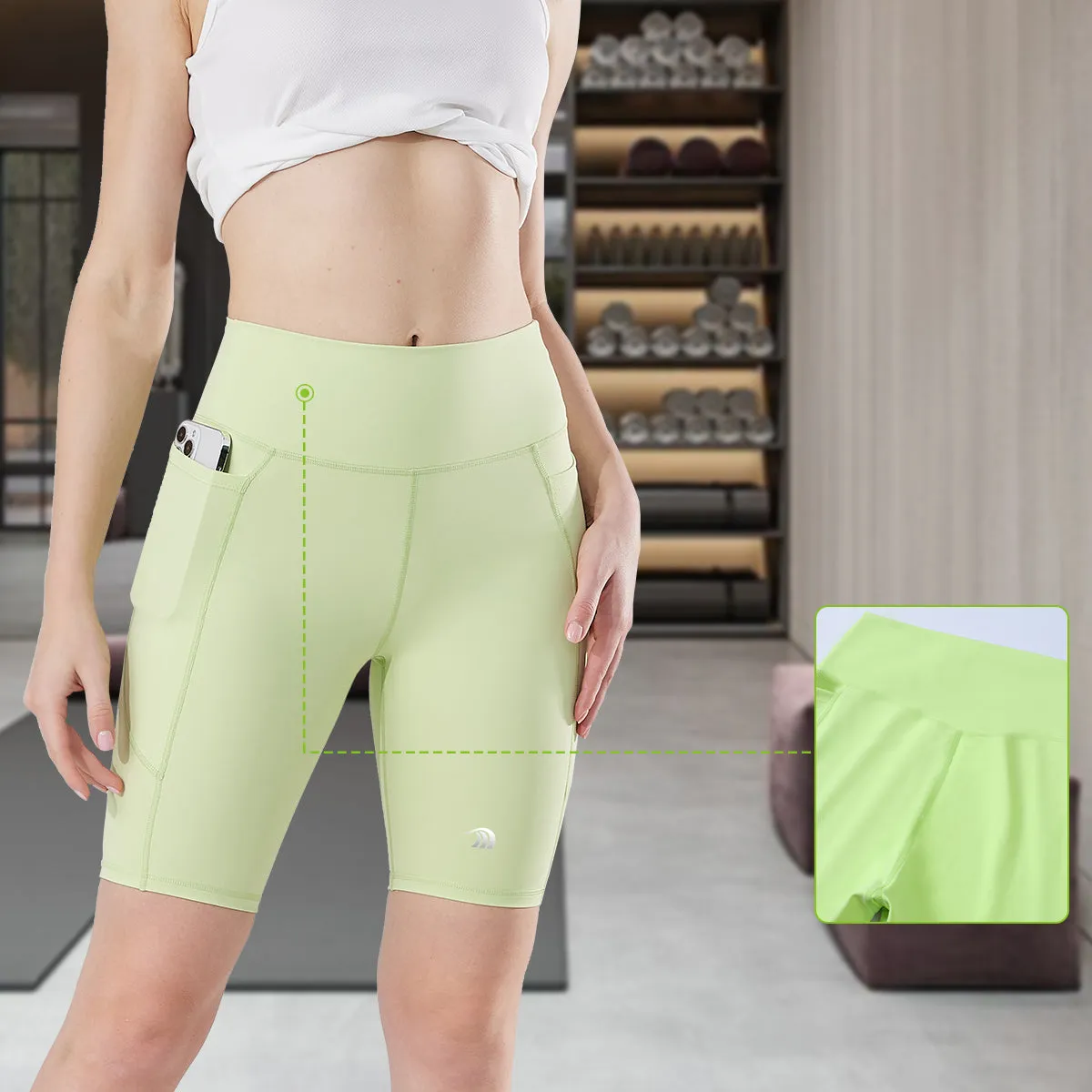 Women's High-waisted Tight Yoga Shorts