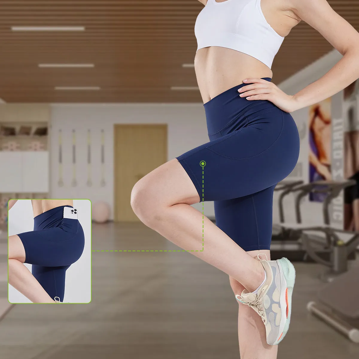 Women's High-waisted Tight Yoga Shorts