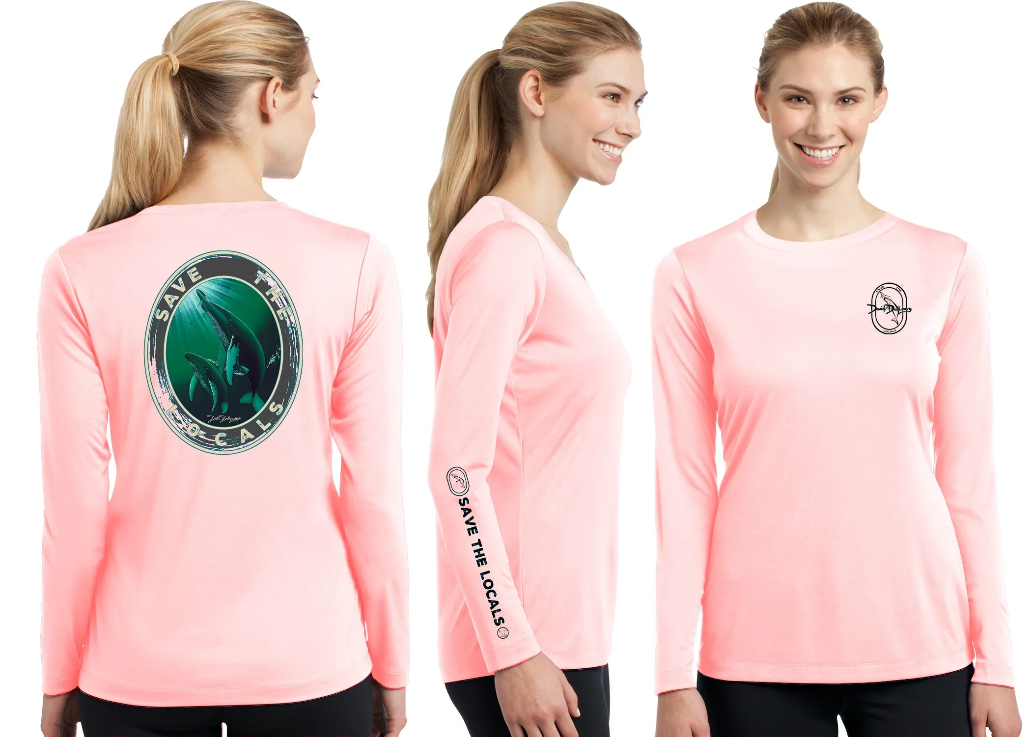 Women’s Performance Save The Locals Humpbacks Long Sleeve