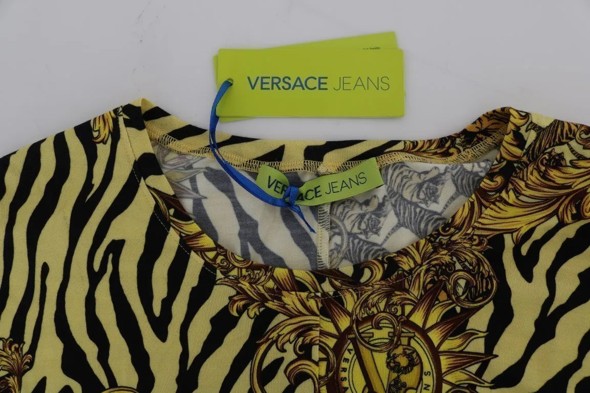 Yellow Stretch Baroque Blouse